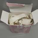 linmaya Water Bottle Carrier Bag for Stanley Cup 40/30oz with Phone Holder Pockets,Neoprene Water Bottle Cross-body Bag with Adjustable Shoulder & Hand Strap Stanley Cup Accessories (creamy white)