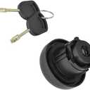 Fuel Gas Cap with Keys, 1pc 9C119K163AA, 2006-2018 Compatible with Ford Transit MK7