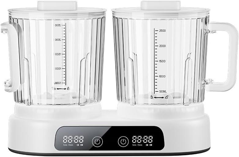 Portable Mini Washing Machine for Underwear, 2.5L*2 Underwear Washing Machine 8000mAh Rechargeable Battery Deep Cleans Socks & Baby Clothes Ideal for Travel, Dorm & RV