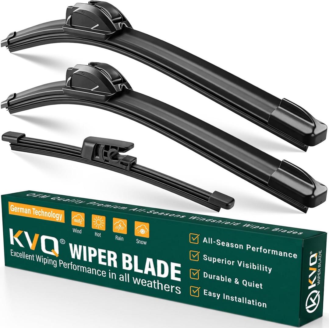Windshield Wiper Blades Replacement for Hyundai Veloster 2012 2013 2014 2015 2016 2017,Original Equipment Replacement Front Rear Wiper Blade Set - 26" 18" 8" (Set of 3)