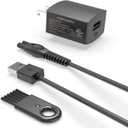 Nicpower 5V UL Charger Fit for Philips Norelco Wet & Dry Electric Shaver & One Blade 360, Series 2000 2400 2600 3600 3900 5400 5000X 7200 i9000, 3000 5000 7000, Fit for Phillips OneBlade Trimmer Razor