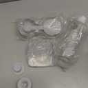 Yummy Sam Hanging Cage Automatic Small Pet Food Bowl Water Bottle Dispenser, Detachable Auto Gravity 1.2L Self-Feeding Feeder and 0.52L Waterer Set Kennel Feeding Station for Puppy Cats Rabbit(Grey)