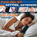 TISMOD Wrist Brace with Thumb Support,Thumb Spica Splint Left Hand for De Quervain's TenosynovitisTendonitis,Hand Brace with Thumb Support Carpal Tunnel Women/Men, One Size-Black-Left