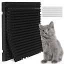 Petfolio 12 Pack Black Cat Spike Mat - 16" x 13" Scat Mat for Cats with 1" Spike is A Perfect Pet Deterrent for Indoor & Outdoor Cat Repellent to Deter Feral Cats & Dogs