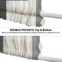 Geometric Navy Blue Sheer Curtains for Door Window, Black Semi-Transparent French Door Screen Curtains with Art Patterns for Multiple Door (25 x 72 Inch, 2 Panels)