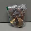 FOLKSMATE Leather Dog Door Bells for Potty Training, Big Brass Puppy Dog Door Bells Extra Loud for Dogs Training, Housebreaking, Door Knob, Dog Bell to Ring to Go Outside Puppy Pet Supplies Leather