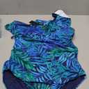 Tempt Me Women One Piece Swimsuits Tummy Control One Shoulder Bathing Suits Ruffle Swimwear Size L