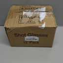 Clear Heavy Base Shot Glasses 12 Pack, 2 oz Tall Glass Set for Whiskey, Drinks