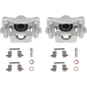 PAROD 19B6036 19B6037 Rear Disc Brake Caliper Fit for 2011-2012 INFINITI G25, 2011-2013 G37, 2013 JX35, 2010 M35, 2012-2013 M35h, 2011-2013 M37, 2010 M45 Left&Right