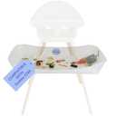 CATCHY - Food Catcher - Compatible with Stokke Clikk High Chair + 12 Other High Chairs - Highchair Sold Separately - Baby & Toddler Food & Mess Catcher - Under High Chair Accessory, White