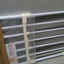 Short Dog Gate with Cat Door，Extra Wide All Metal Dog Gate 18"-36'' Wide