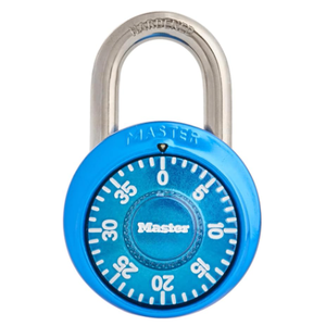 Master Lock 1530DCM School or Gym Locker Lock Combination Padlock, Back to School Essential, Pack of 1 - Blue