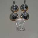 Antrader M8 Thread Adjustable Leg Leveler2" Leveling Screw Leg 600 LB Capacity for Workbench, Machine, Cabinet & Heavy Duty Applications 4-Pack (Orange,Silver Tone)