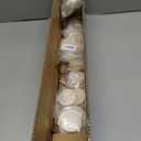 DHHOUSE 24x28 Inch Large Capiz Shell Wall Hanging, Handmade Sea Shell Wall Art with Stainless Steel Rail for Home Decor