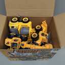 Take Apart Construction Truck Excavator Toys for Kids Ages 3-8, STEM Learning Building Toys with Electric Drill & Puzzle Play, Educational Engineering Birthday for Boys Kids Toddlers