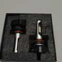 SEALIGHT 9005 Bulbs Latest Upgraded 40,000LM 800% Super Bright, 1:1 Size, 6000K Cool White Fog Light, 50000Hrs Long Service Life, Plug and Play, Pack of 2