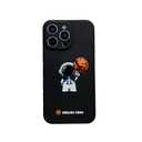 Yonds Queen for iPhone 14 Pro Max Cute Case, Cool Cartoon Astronaut Space Planet Moon Design Stylish Bumper Cover Soft TPU Protective Anti-Slip Shockproof Case(iPhone 14 Pro Max, Planet)