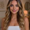Long Blonde Wig for Women 26Inch Wavy Curly Ombre Blonde Hair Wigs Synthetic Hair Replacement Wig Heat Resistant Hair Wig for Daily Party Use(26'' Ombre Blonde)