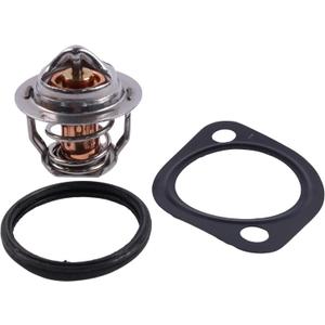 YLQASOON 82°C Thermostat with Gasket 1E40173010 1E40173012 1532173014 1622173270 Compatible with Kubota V1505 V1702 V1902 V1305 V2203 D1005 D1105 D782 L225 L225DT L285 L275 L345 L3400DT L3400F
