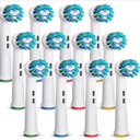 Replacement Toothbrush Heads Compatible with Oral B Braun 12 Pcs Professional Electric Toothbrush Heads Brush Heads Replacement for Heads Refill Pro 500/1000/1500/3000/3757/5000/7000/7500/8000