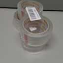 2 x Clear Packing Tape 2 Rolls - Heavy Duty Packaging Tape 2.7mil Thick, 2.0 in. Wide x 60 Yards - Strong Adhesive, Silent, Reliable Package Tape for Home Office Shipping Moving Sealing