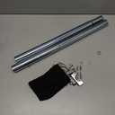 Blulu Mounting Pole Kit for Weather Station - Heavy Duty Galvanized Steel with Stainless Hardware, Adjustable 19.5 to 37.5 Height for Outdoor Sensors & Solar Panels