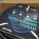 Fevone Garden Hose 50 ft., Lightweight Hybrid Water Hose, Flexible and Durable, Leak-Free Connections