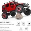 GoolRC WLtoys 104311 RC Car, 1/10 Scale 4WD 2.4Ghz Remote Control Car, Brushed Motor Off-Road Crawler Car RTR for Kids and Adults