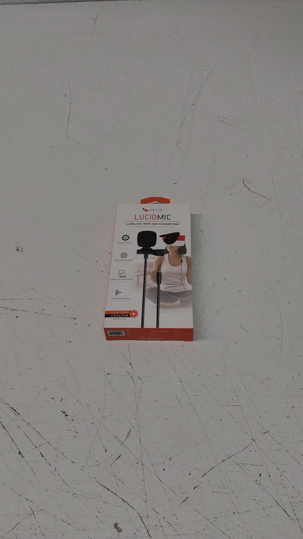 Helix Lucid Mic Lapel Mic With Aux Con