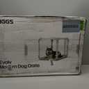 DIGGS Evolv Dog Crate - Slim, Durable Dog Kennel with Removable Ceiling Panel and Modular Design - Safe, Stylish, and Convenient (Ash, Medium)