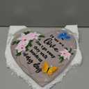 Jetec 10 Inch Memorial Garden Stone Sympathy Gift for Loss of Loved One Stepping Stones for Garden Decor Those We Love Don't Go Away Memorial Bereavement Condolence Gifts for Outdoors