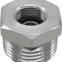 Beduan Stainless Steel 3/8 Compression Female Thread to 3/4 Male Garden Hose Threaded Adapter Hex Bushing