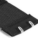 6 x 6pcs Women Ladies Soft Comfortable Back Bra 2 Hooks / 3 Hooks / 4 Hooks Band Extension Strap Extender, White/Black/Khaki