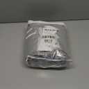 Farmhouse Shower Curtain with Ruffle Hem Linen Flax Grey Shower Curtains for Bathroom Country Vintage Rustic Natural Fabric, 72" W x 72" L