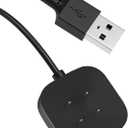 Charger for Fitbit Sense/Versa 4 / Versa 3 / Sense 2 Replacement Charging Cord for Google Pixel 3/2 Smart Watch Charger Dock Stand Strong Magnet Charging Cable 3.3Ft