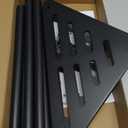 Standing Shower Caddy Corner, 3 Tier Stainless Steel Shower Organizer Stand, Rustproof Corner Shower Shelves, Corner Shower Caddy Bathroom Shower Stand, Black