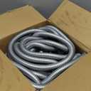 50 ft 3/4 Inch Reduced Wall Flexible Metal Conduit,Low Voltage, Galvanized Steel Outdoor Electrical Conduit for Greenfield Wiring, Cable Management