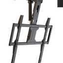 Motorized Ceiling TV Mount with Remote for 37-75‘’ TVs, Flip Down, Black