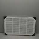 Fits 24x14 Duct Opening | Steel Return Air Filter Grille by Handua [Fixed Hinged] for 1-inch Filters | Vent Cover Grill for Sidewall and Ceiling | White | Outer Dimensions: 26 5/8"W X 16 5/8"H