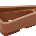 Bosmere Pot Toes, Plant Pot Risers for Indoor and Outdoor, Prevent Stains and Rotting on Wood, Cement, and Tile - Terra Cotta (Pack of 12)