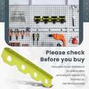 2 Pcs Upgrade Aluminum Alloy Battery Holder 4 Slot Mounting Organizer Compatible with RYOBI 18V NiCAD NiMH Lithium-Ion ONE+ Battery (Fruit Green)