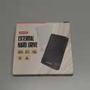 Portable External Hard Drive Storage Expansion Mobile HDD USB 3.0 USB-C for PC, Mac, Desktop, Laptop, PS4, Xbox One X/S, Xbox 360, Office & Game (Black, 1TB)