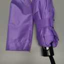 Goothdurs Automatic Mini Travel Windproof Umbrella Compact Auto Open/Close Small Lightweight Folding Rain Umbrellas for Women Men (A9.1-Purple)