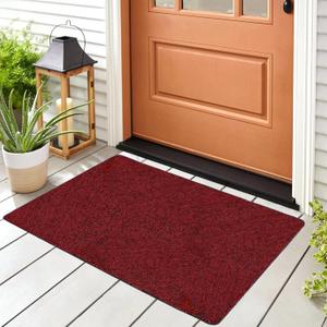 Thin Indoor Doormat Entryway Mats Front Porch Doormats, Non-Slip Dirt-Resistant Entrance Mat, 36'' x 24'' Absorbent Door Mats for Any Door, Entryway, Kitchen, Patio, Home