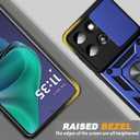 2 x for Moto G Stylus 2025 Case/Moto G Stylus 2026 Case, with 2PC Screen Protector,Sliding Camera Cover and Multi Angle Stand for Motorola Moto G Stylus 5G 2025/2026 Phone Case,Blue