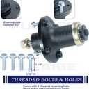 539131898 Spindle Assembly with 539113300 Pulley Replaces Husqvarna 539131898 Husqvarna Spindle Assembly for Husqvarna MZ61, MZ 61, MZT61, MZT 61, MZ T 61, M-ZT-61, MZ6128, MZ 6128 Lawn Mower