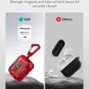 ESR for AirPods Pro 3 Case (2025), Compatible with Airpods Pro 3rd Generation Case (USB-C Cable), Effortless MagSafe, Drop-Proof Lock, Easy Open, Cyber Series, Red