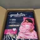 Goodnites Girls' Nighttime Underwear, Size XXL (120-165 lbs), 42 Ct (2 Packs of 21)