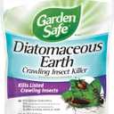Garden Safe Brand Crawling Insect Killer Containing Diatomaceous Earth, 4 Pounds, Kills Cockroaches, Ants and Other Listed Crawling Insects by Contact, For Use Indoors & Outdoors (1 Pack)