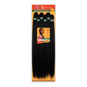 Sensationnel X-pression prestretched braiding hair - 6x braid 58 inch all kanekalon flame retardant synthetic braid for box braids and twists (2 DARKBROWN)